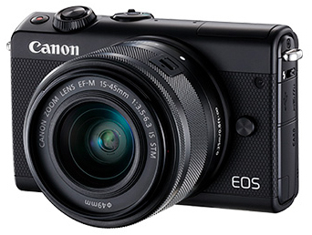 Canon EOS M100 Zwart + 15-45mm f/3.5-6.3 Zwart: beste prijs - Tweakers