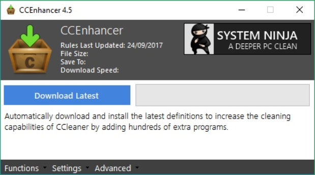 CCEnhancer 4.5 screenshot