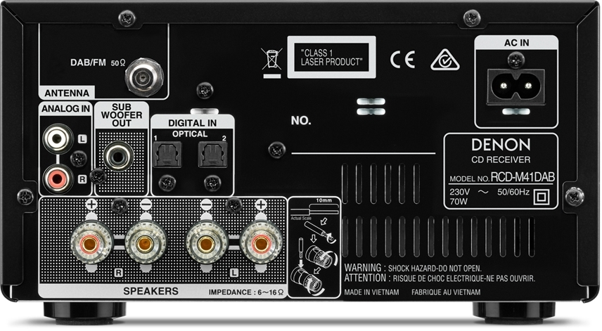 Denon RCD-M41 Zwart: beste prijzen, echte reviews en specificaties