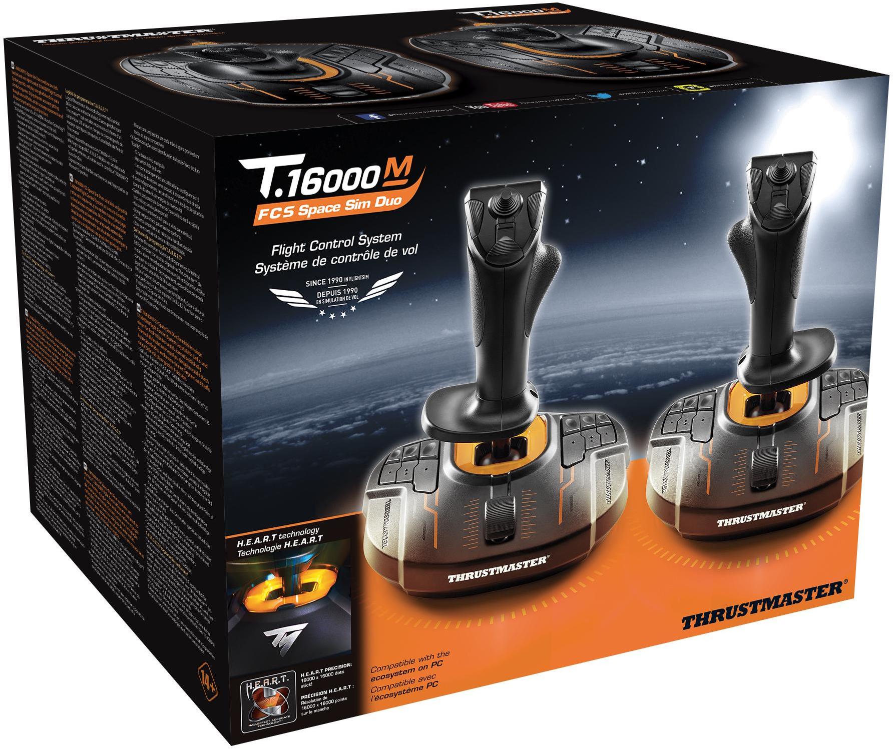 Thrustmaster T.16000M FCS Space Sim Duo Oranje, Zwart: beste 