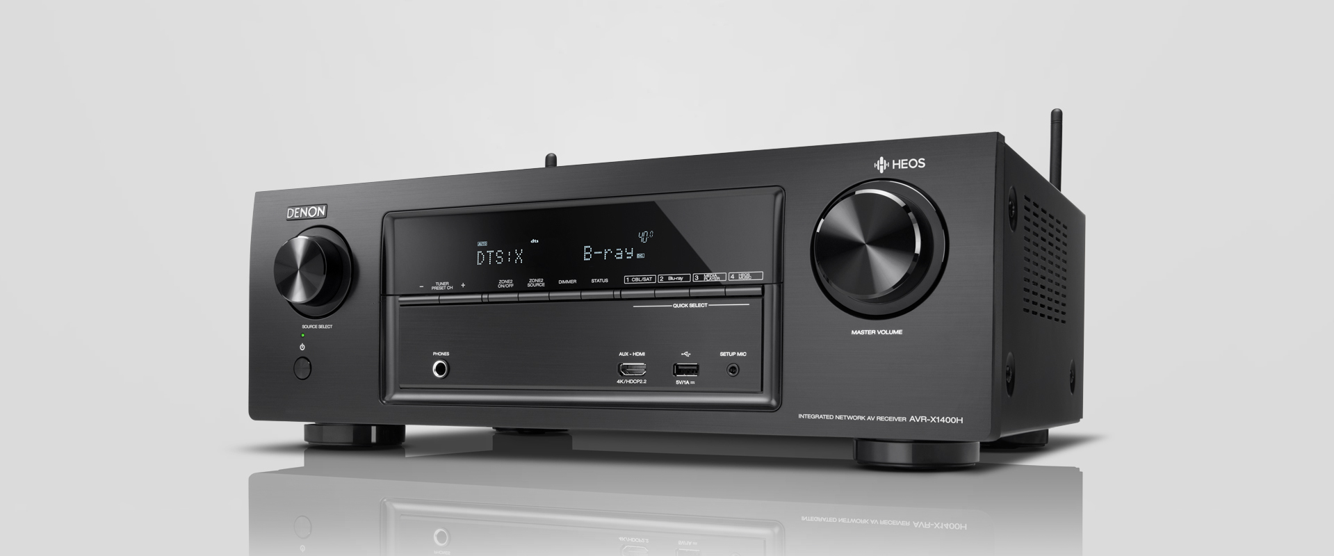 DENON　デノン　AVアンプ　AVR-X1400H AVR-X1400H_front-EU.png