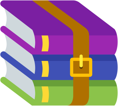 WinRAR logo (Über)