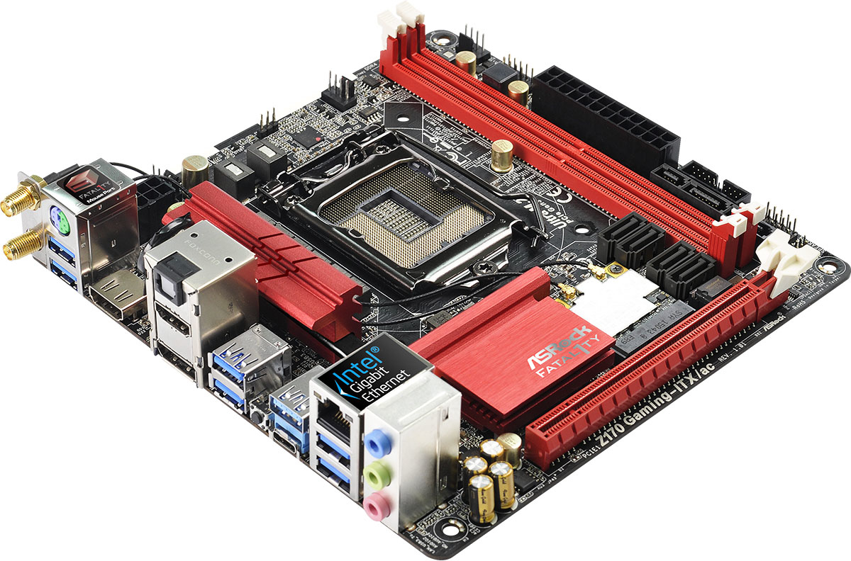 ASRock Fatal1ty Z170 Gaming-ITX/ac: beste prijs - Tweakers