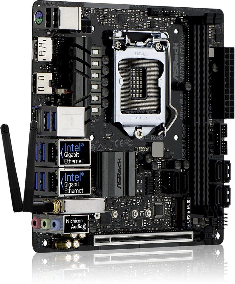ASRock H370M-ITX/ac: beste prijzen, echte reviews en specificaties