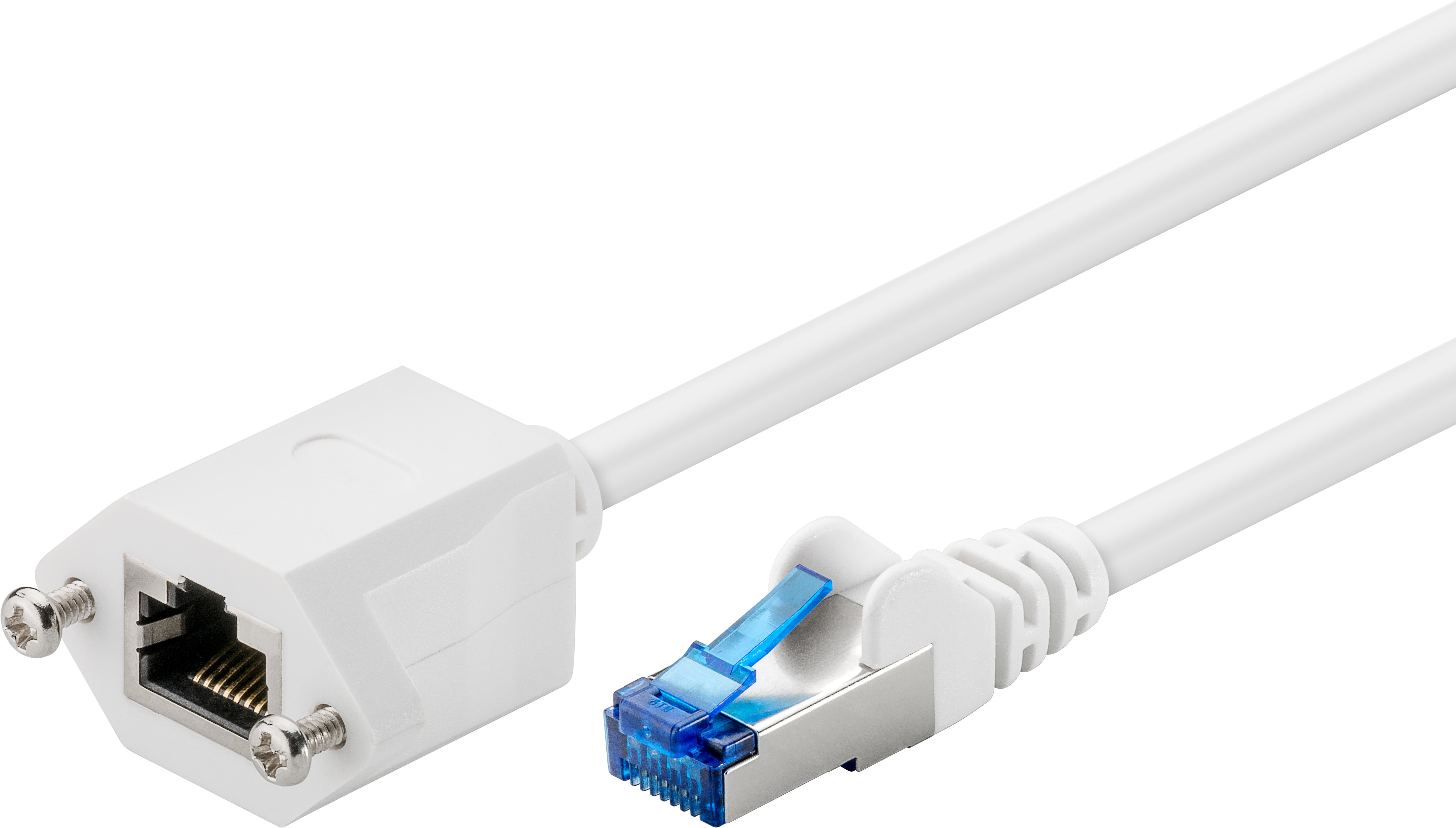 Goobay 93955 CAT 6 netwerkkabel, S/FTP (PiMF), grijs, CCA kopermix voor SOHO-toepassingen, AWG 23/1 (solid), PVC