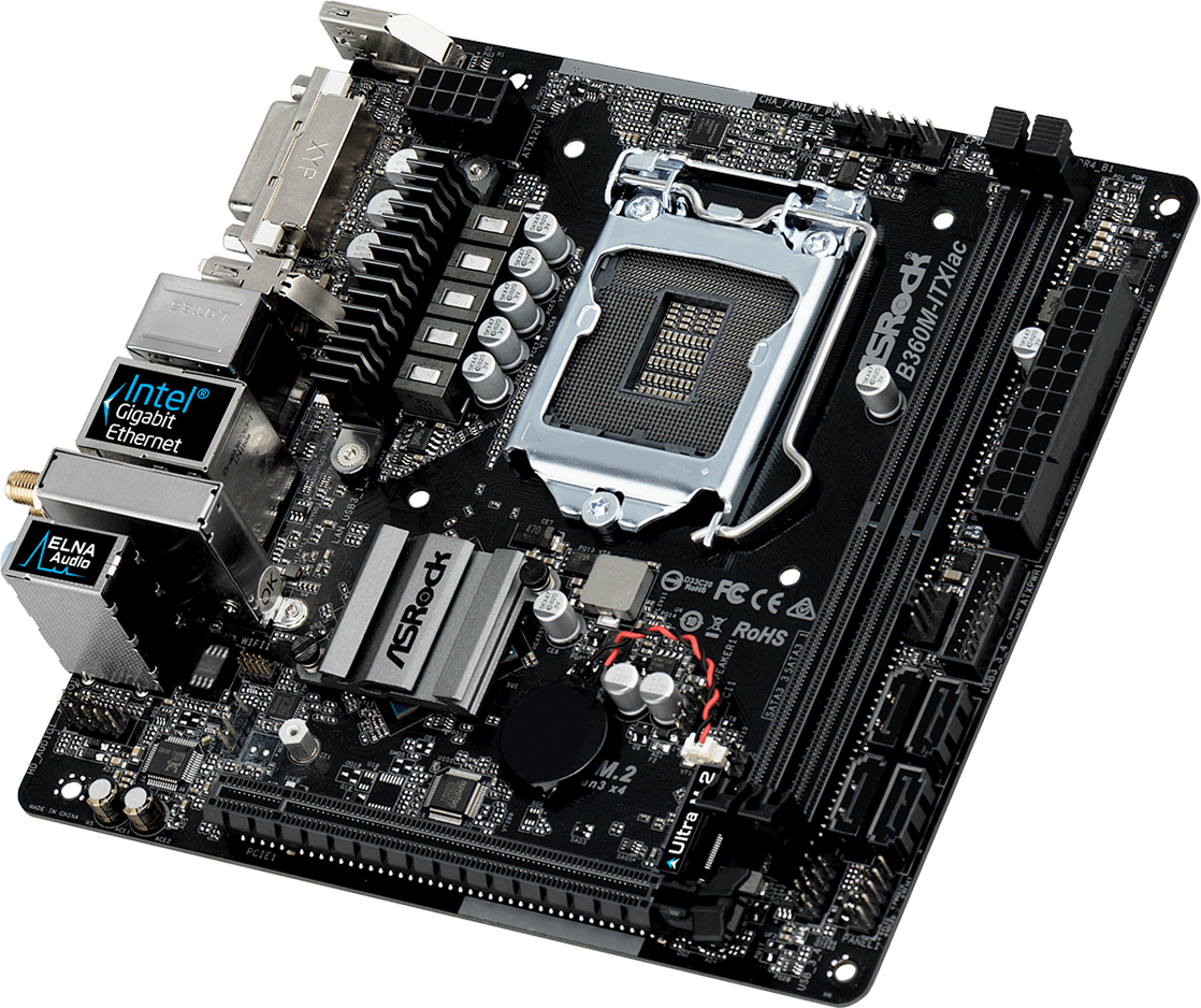 Specificaties van ASRock B360M-ITX/ac - Tweakers