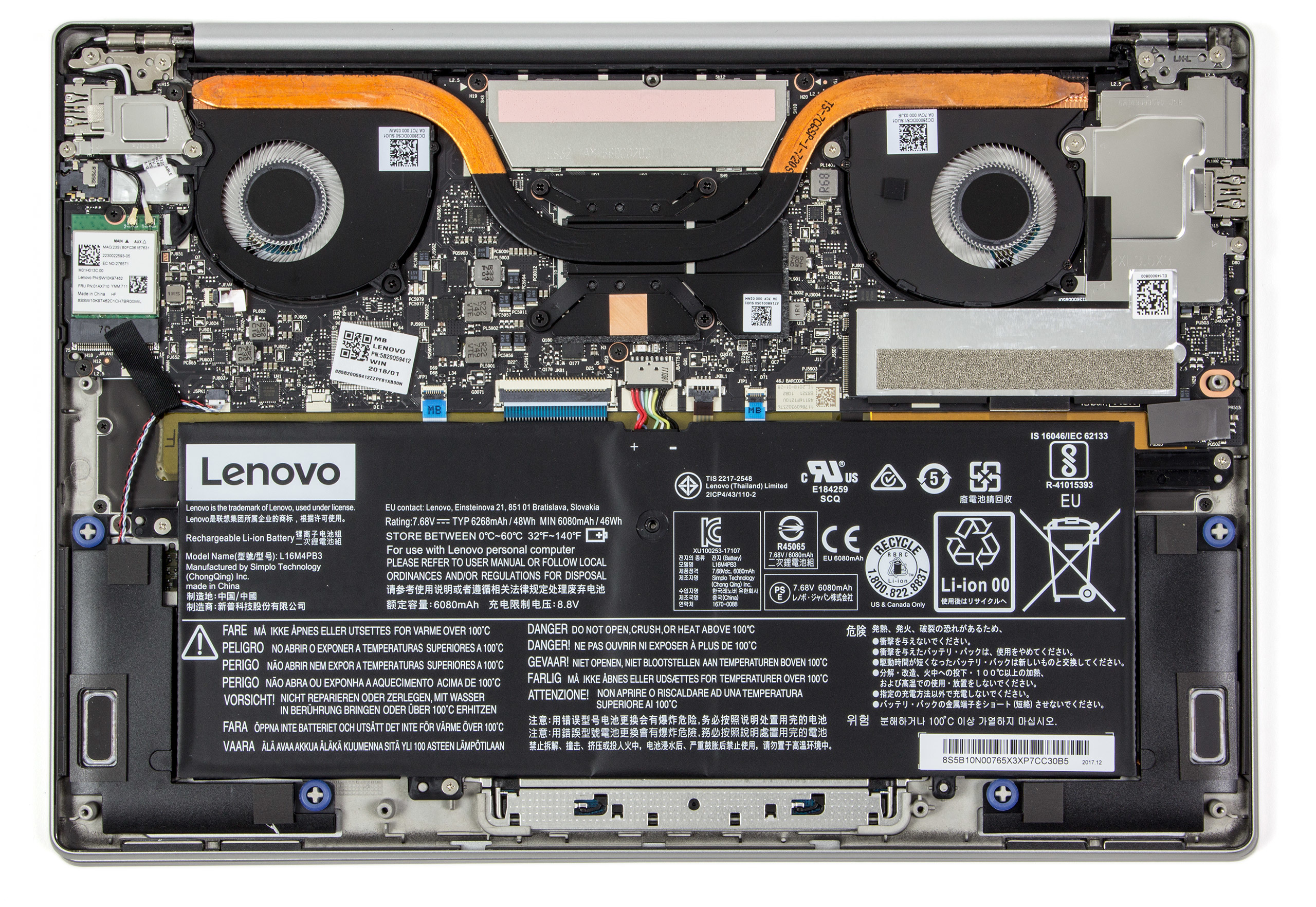 Lenovo 720s 13ikb аккумулятор