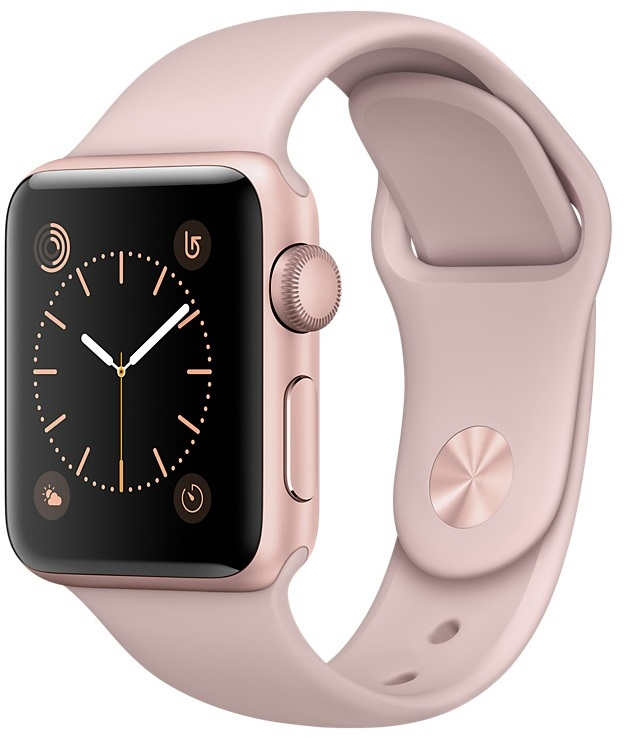 Apple Watch Series 2 (Sportbandje, 38mm) Rosé Goud (Rosé Goud, Roze) kopen?  - Prijzen - Tweakers