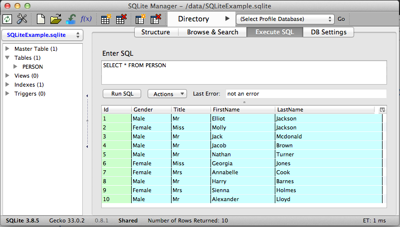 sqlite update sqlite update