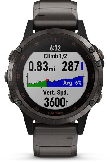 Garmin fēnix 5 Plus (Sapphire glas) Titanium (Titanium) - Kenmerken -  Tweakers