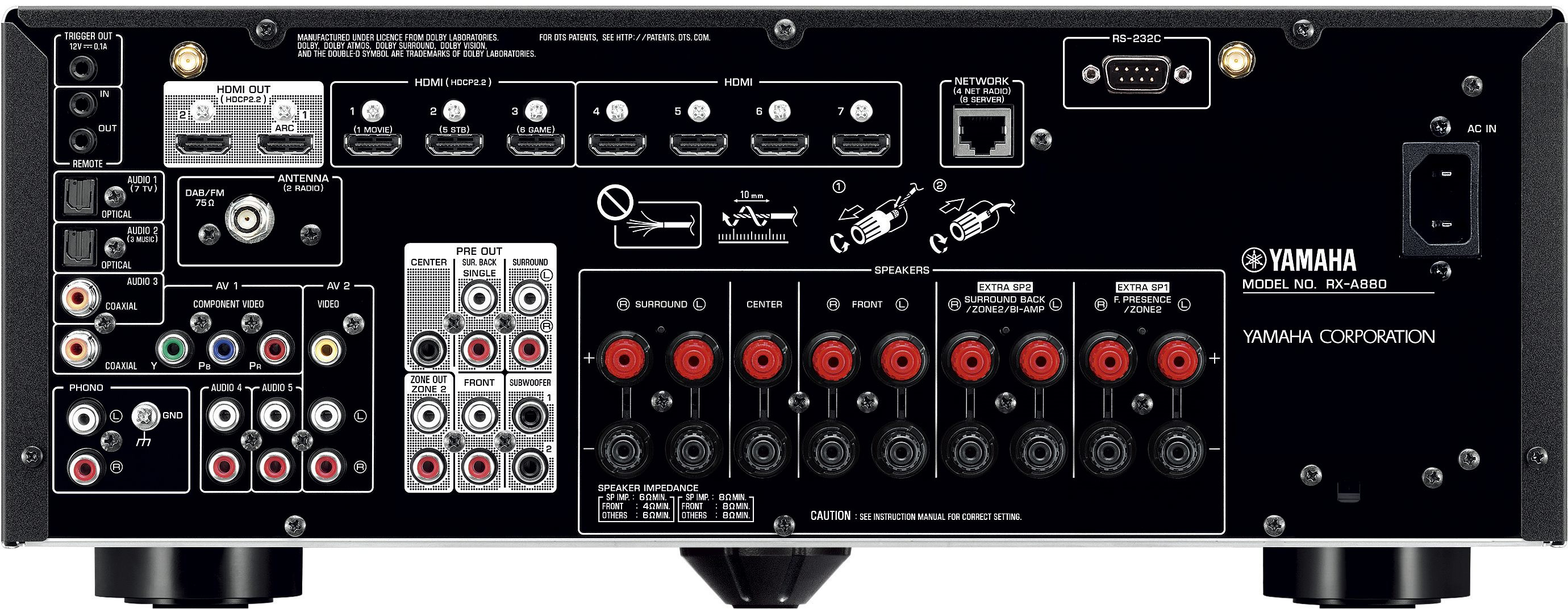 Yamaha Aventage RX-A880 Zwart: beste prijzen, echte reviews en