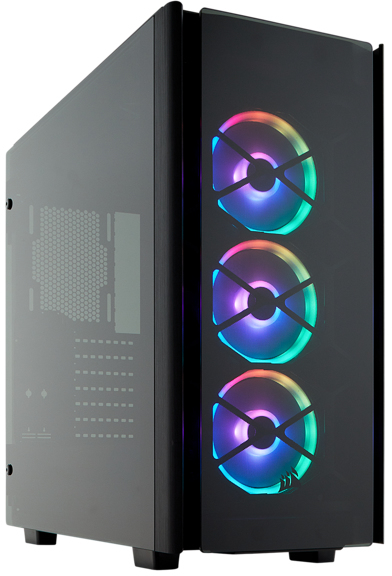 corsair obsidian 500d rgb se black atx case