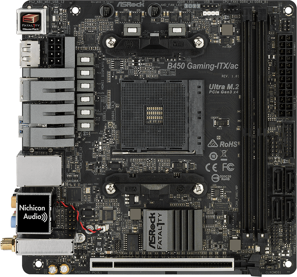 ASRock Fatal1ty B450 Gaming-ITX/ac: beste prijzen, echte reviews