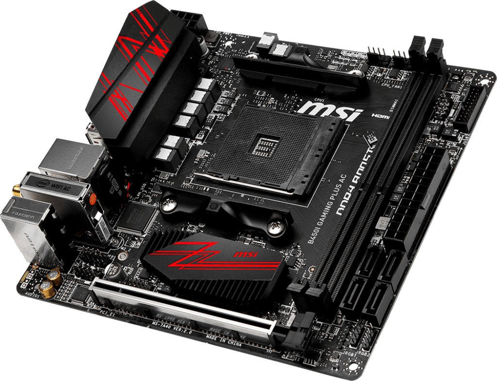 Motherboard Msi B450m B450 Gaming Plus Ac Itx B450 Motherboard