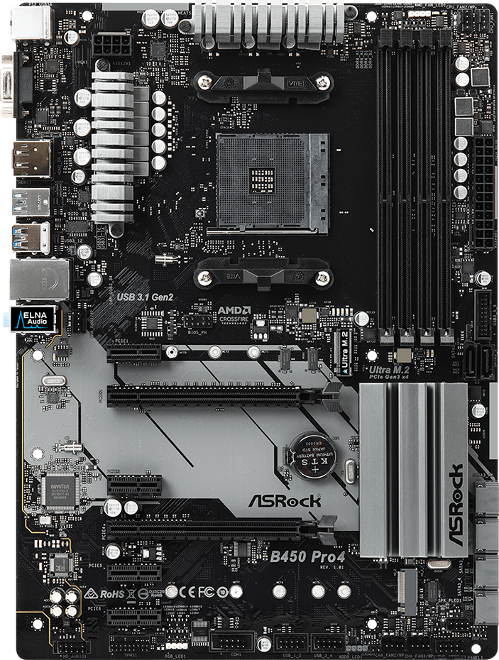 Specificaties van ASRock B450 Pro4 - Tweakers