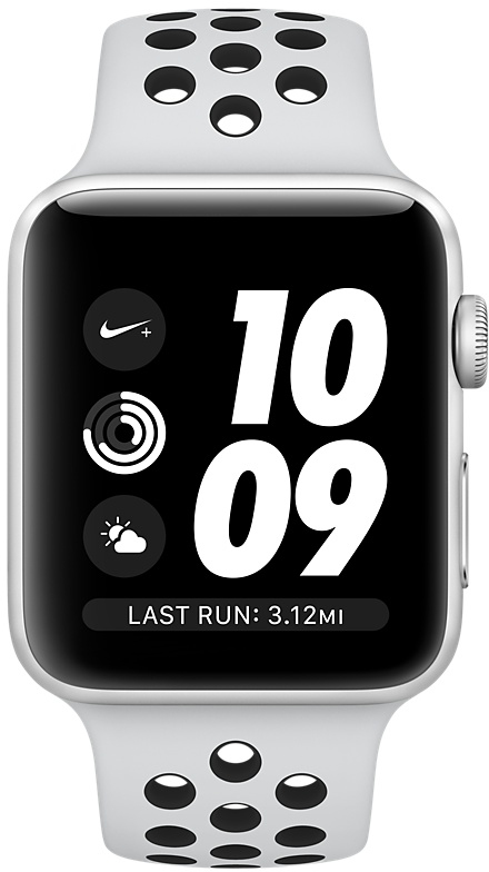 Apple Watch Series 3 Nike+ (Sportbandje, 38mm) Zilver (Wit, Zwart) kopen? -  Prijzen - Tweakers