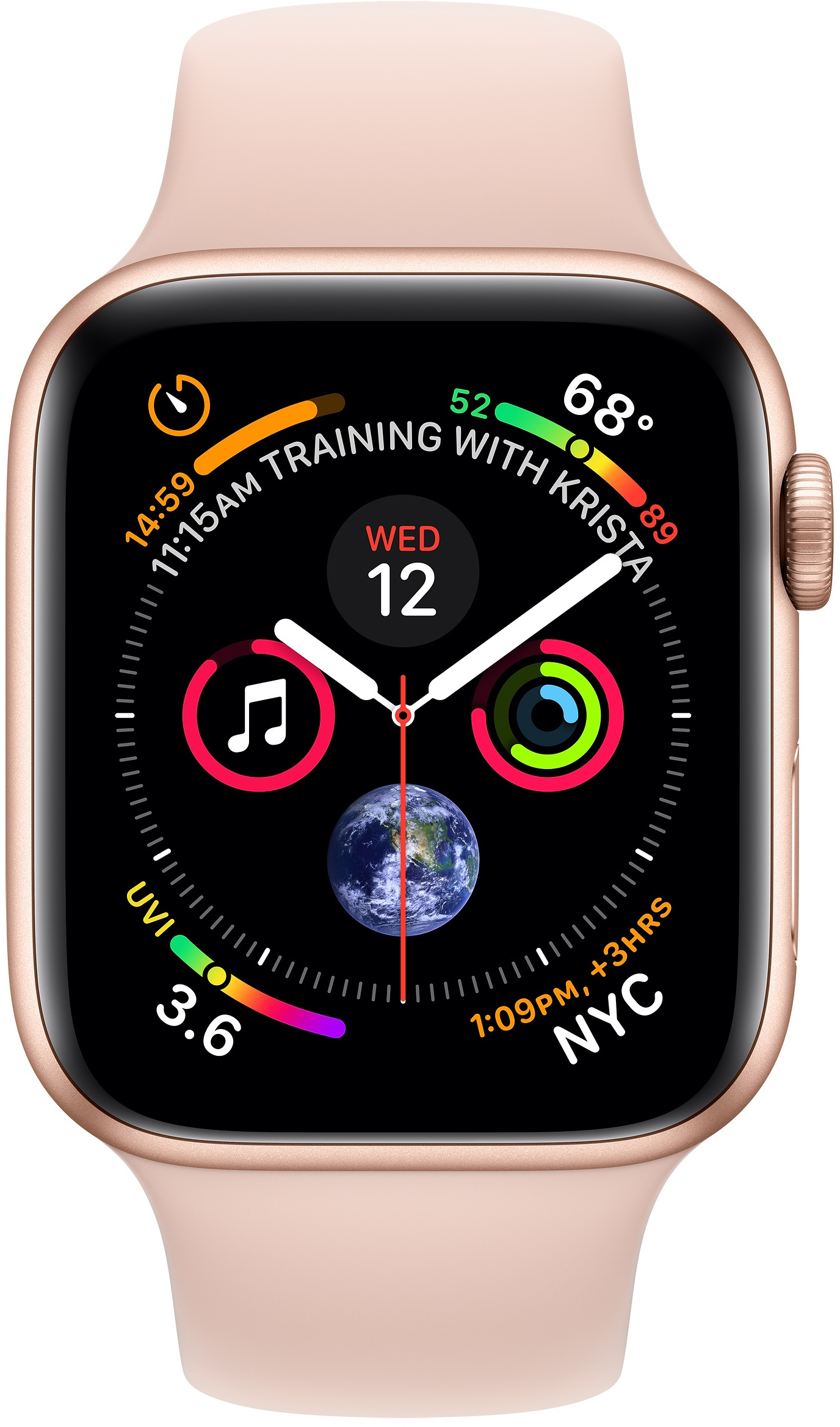 Apple Watch Series 4 (Sportbandje, 44mm) Goud (Roze) kopen? - Prijzen -  Tweakers
