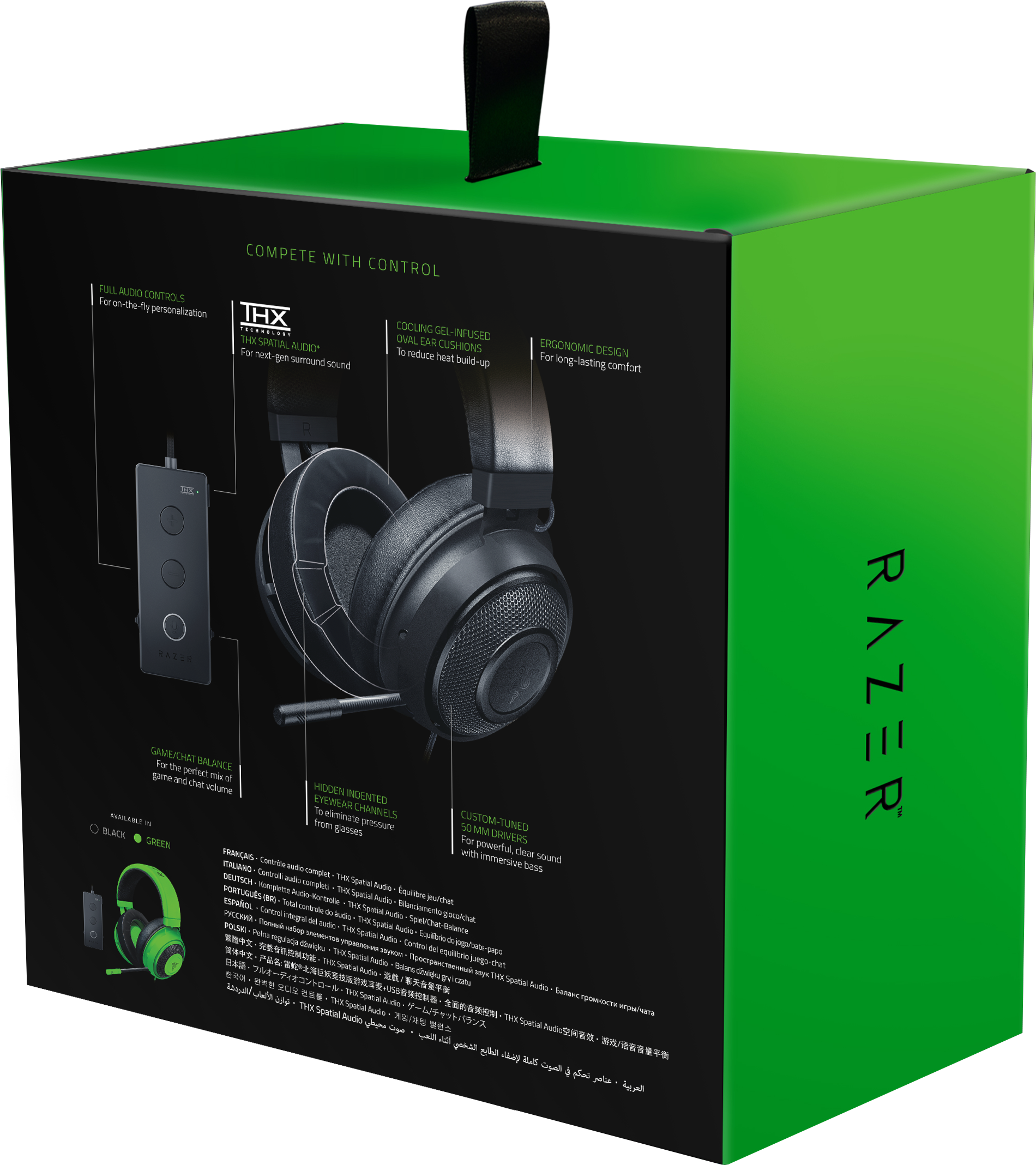 【新品】Razer KRAKEN TOURNAMENTEDITION BLACK Razer Kraken Tournament Edition Zwart: beste prijs - Tweakers