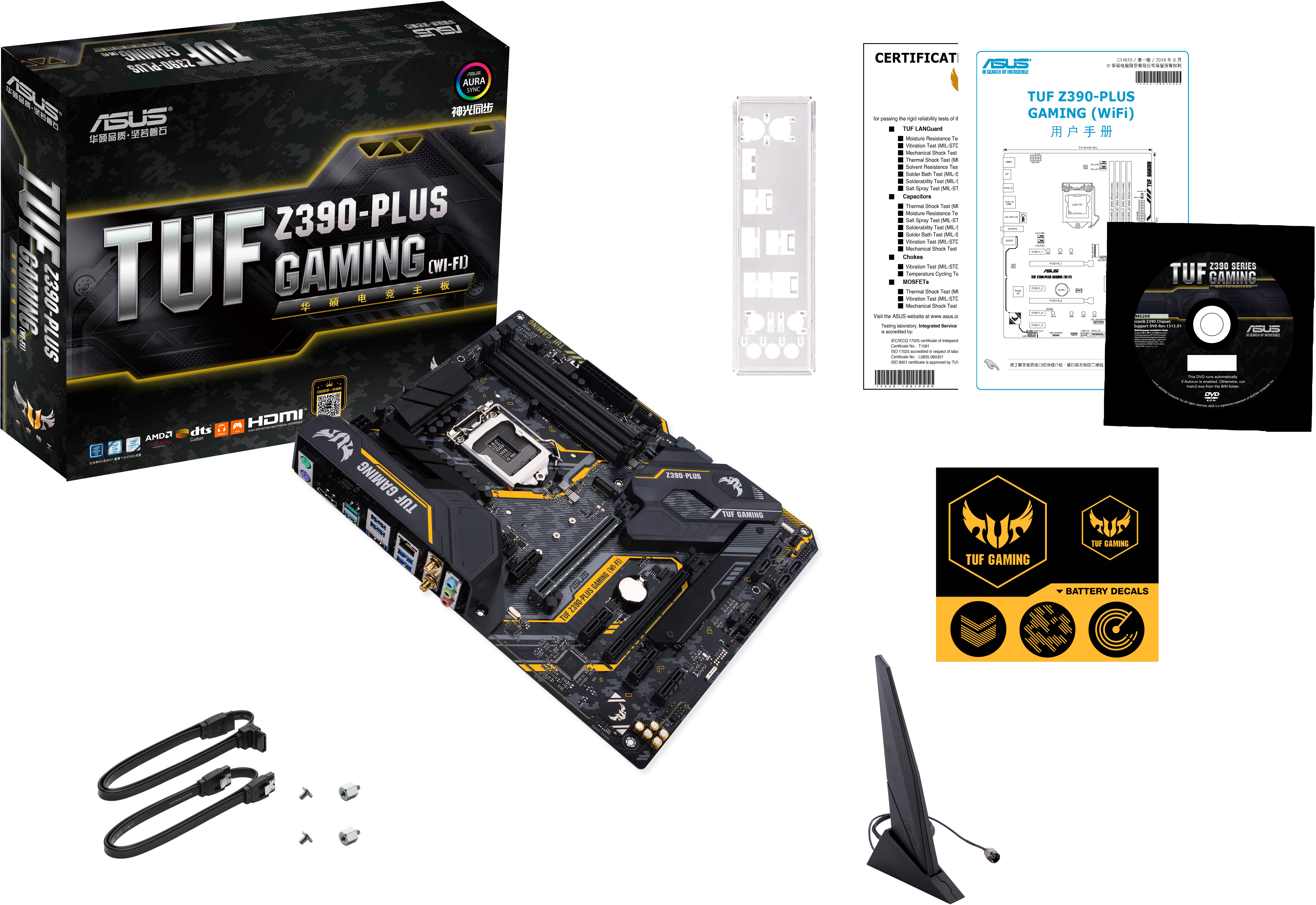 ASUS TUF Z390-Plus Gaming (Wi-Fi): beste prijzen, echte reviews en