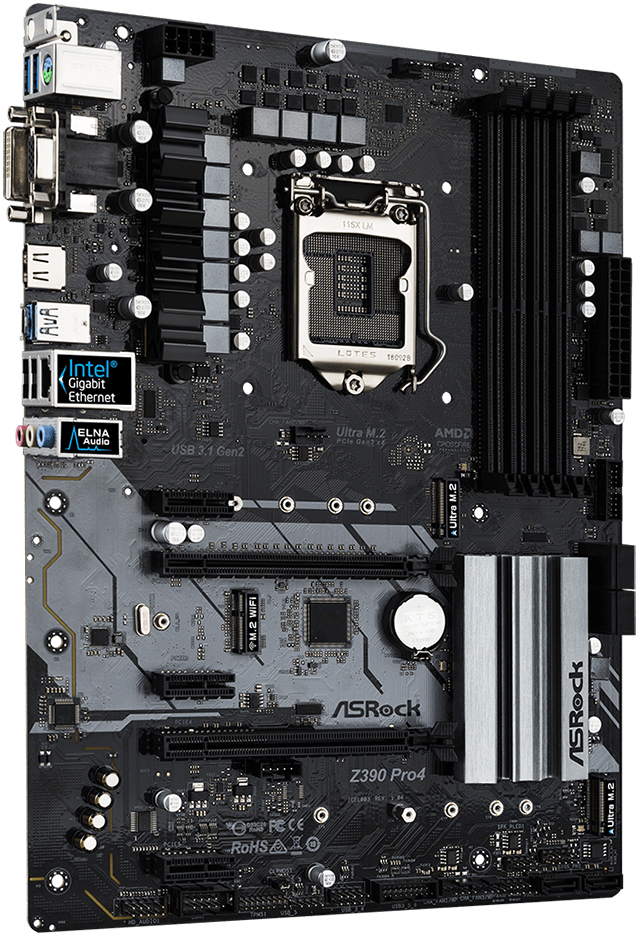 ASRock Z390 Pro4＋Intel Core i5-9400F Specificaties van ASRock Z390 Pro4 - Tweakers