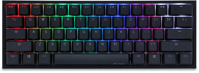 Ducky One 2 Mini RGB, Cherry MX Brown, Qwerty US, Zwart: beste