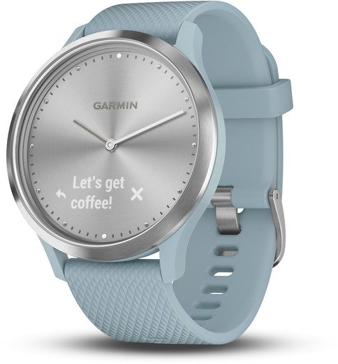 Garmin Vivomove HR Smartwatch Sport Zilver (Blauw) kopen? - Prijzen -  Tweakers