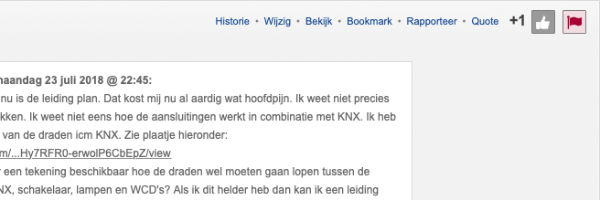 Forumposts pinnen