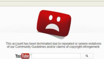YouTube deleted account