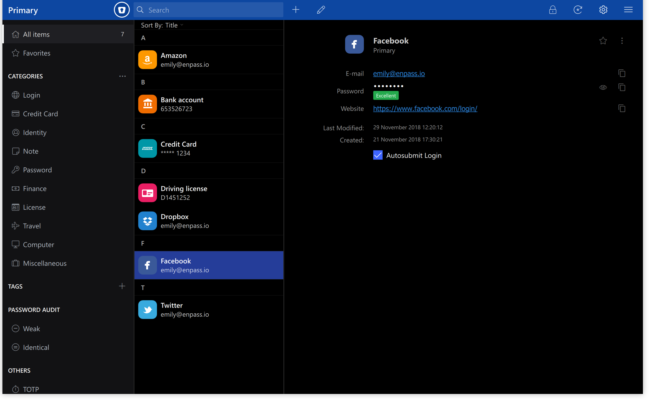 Enpass screenshot (620 pix)