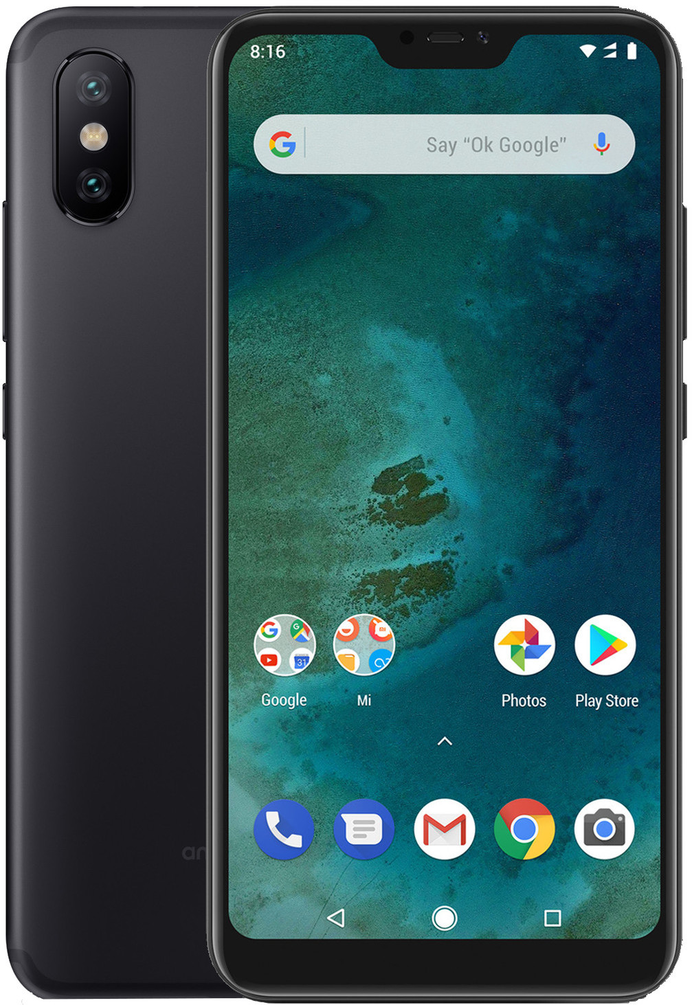 Xiaomi Mi A2 Lite (4GB intern, 64GB opslag) Zwart: beste prijzen