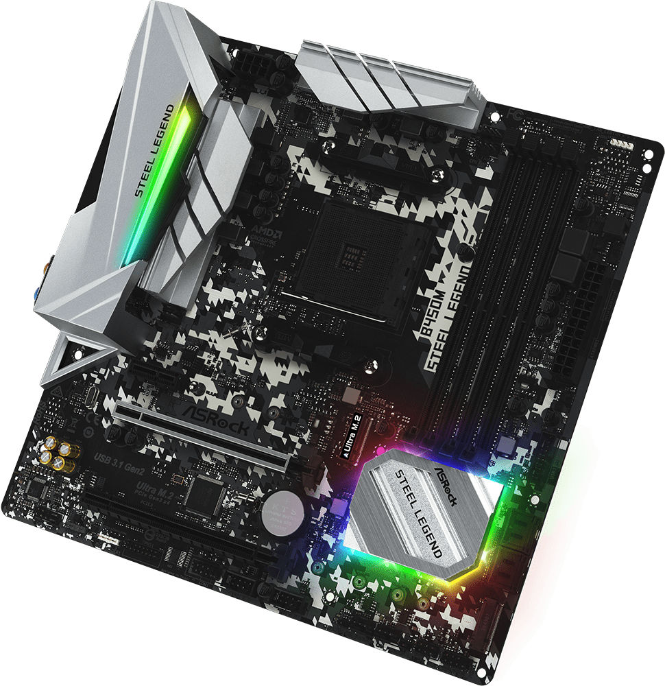 ASRock B450M Steel Legend: beste prijs - Tweakers