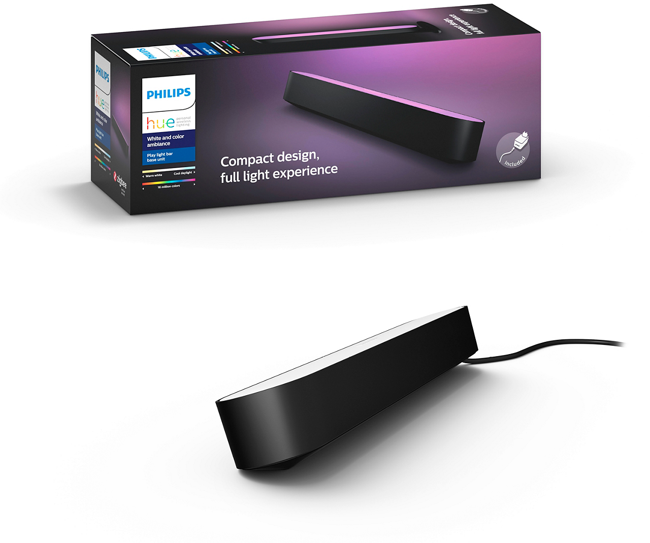 Đèn thông minh Philips Hue Play Light Bar - Pack 2 - Black