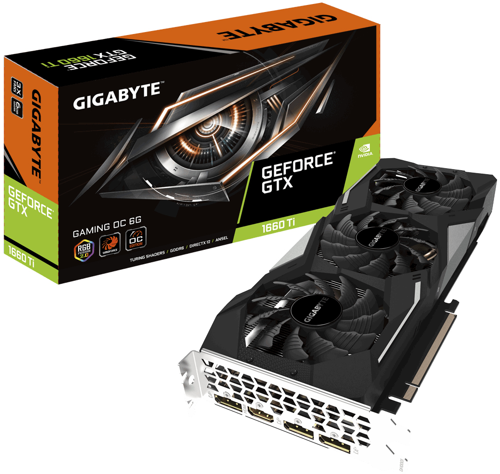 GIGABYTE GTX1660Ti 6GB（箱無し） Gigabyte GeForce GTX 1660 Ti Gaming OC 6G: beste prijs - Tweakers