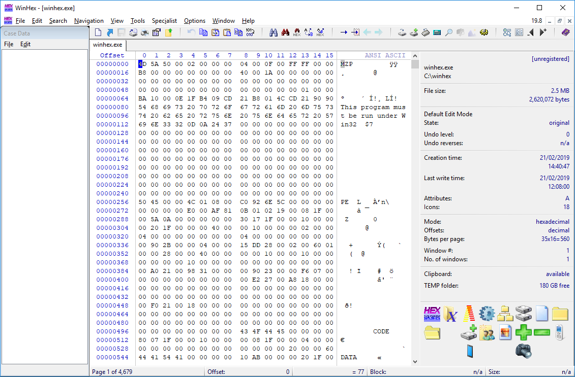 WinHex 20.8 SR1 instal the new for apple