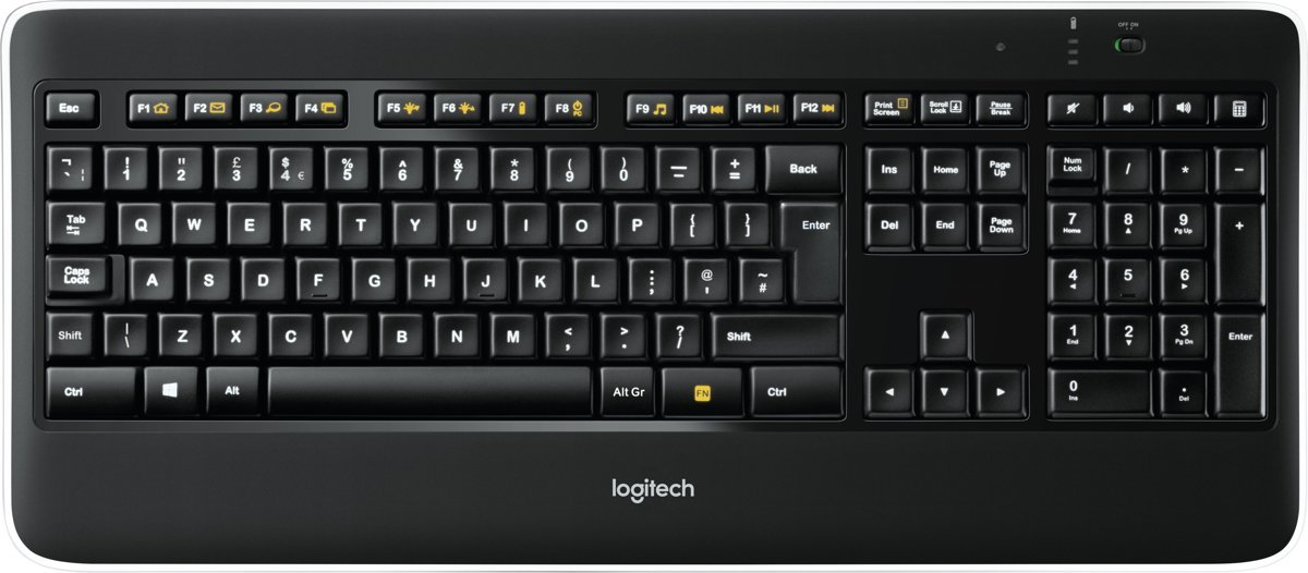 Vergelijk Logitech Wireless Illuminated K800-prijzen en deals