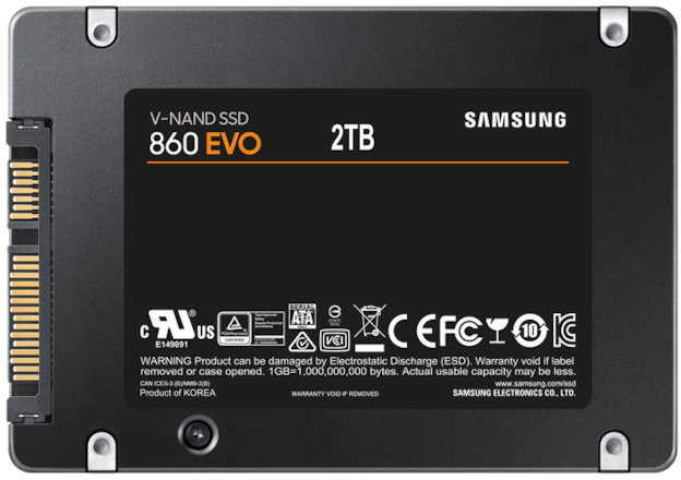 Specificaties van Samsung 860 EVO 2TB - Tweakers