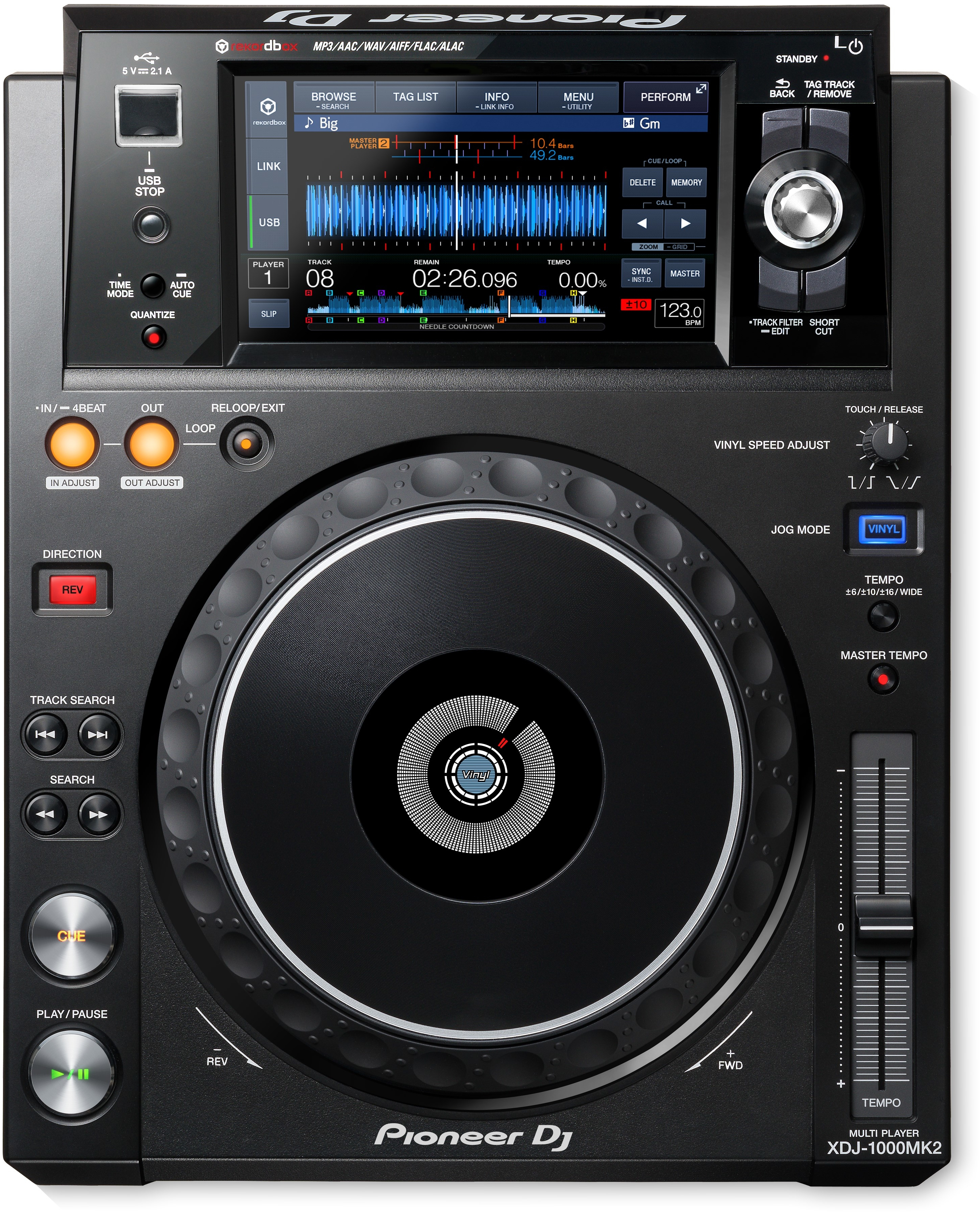 Pioneer XDJ-1000MK2 digitale tabletop: beste prijs - Tweakers