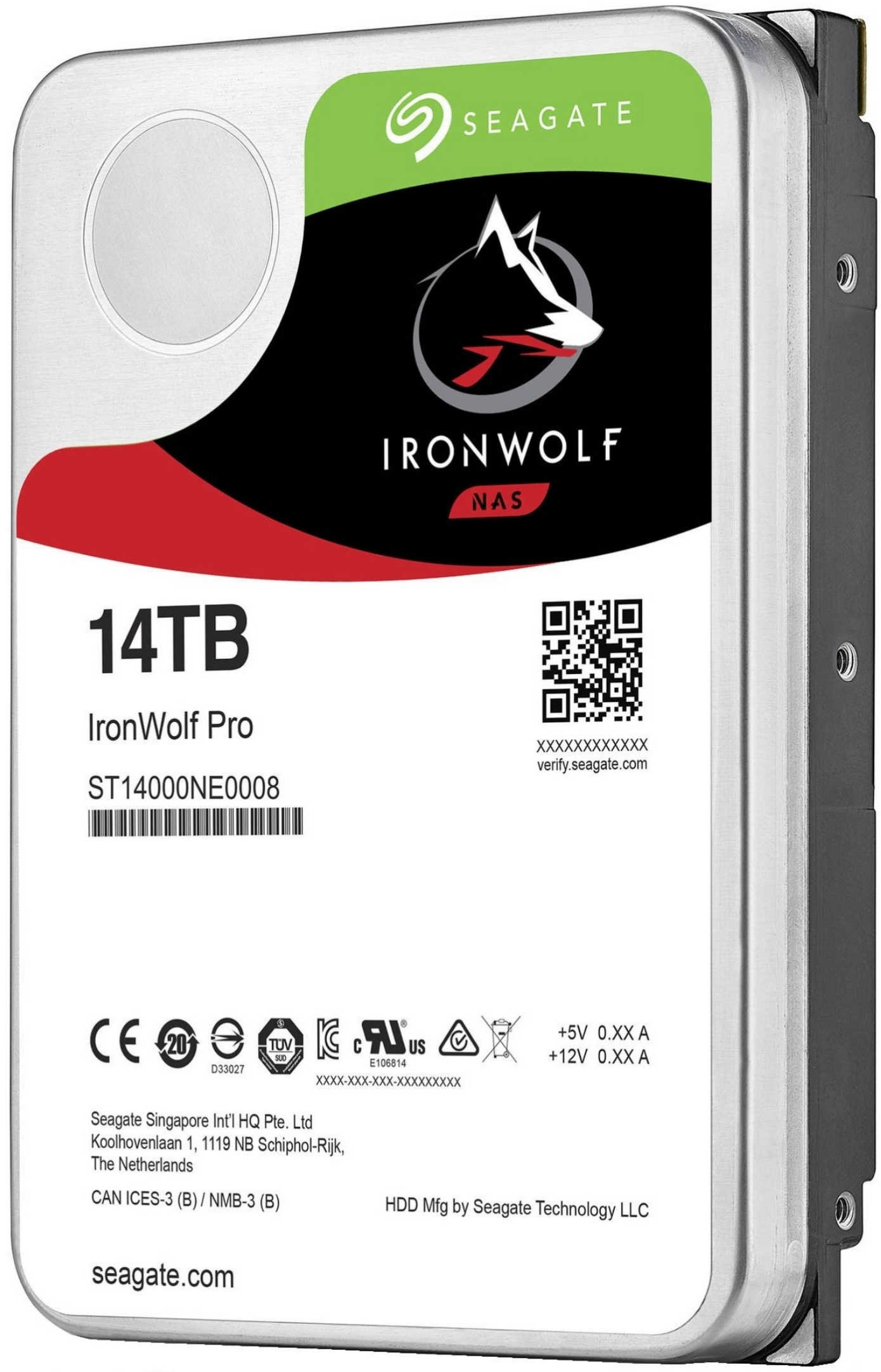 Seagate IronWolf Pro, 14TB (ST14000NE0008): beste prijs - Tweakers