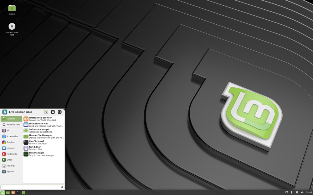 Linux Mint 19.2 Xfce