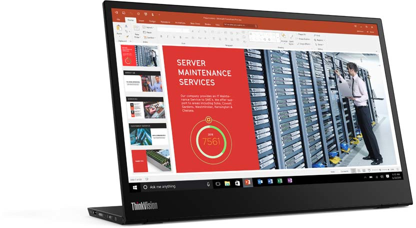 Lenovo ThinkVision M14 (61DDUAT6EU) Zwart: beste prijs - Tweakers