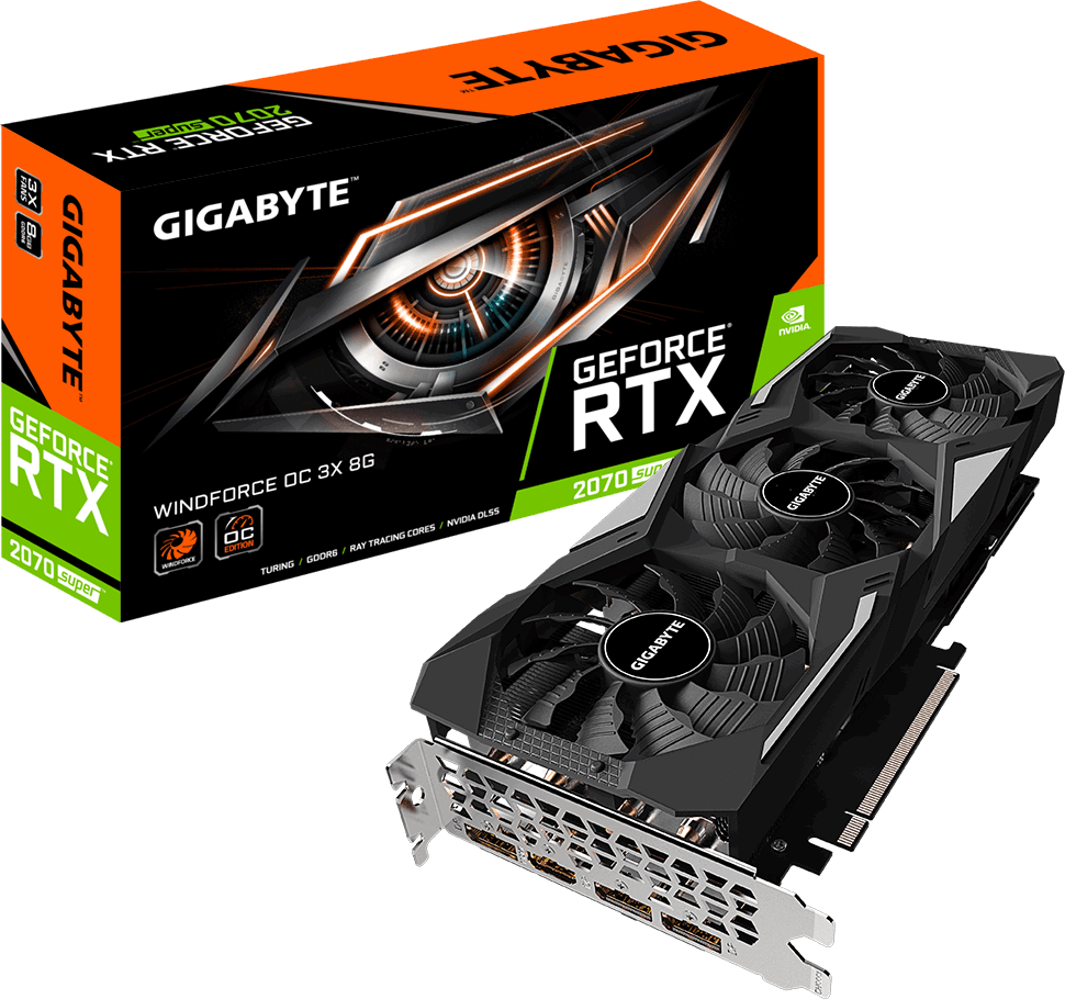 Gigabyte GeForce RTX 2070 Super Windforce OC 3X 8G: beste prijs