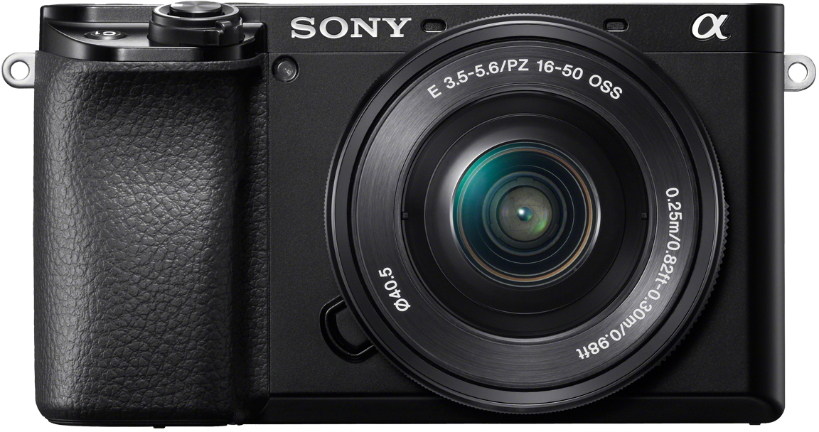 Sony α6100 + 16-50mm f/3.5-5.6 + 55-210mm f/4.5-6.3 Zwart, met