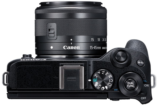 Canon EOS M6 Mark II & EVF-DC2 セット Canon EOS M6 Mark II + EF-M 15-45mm + EVF-DC2 Zwart: beste prijs