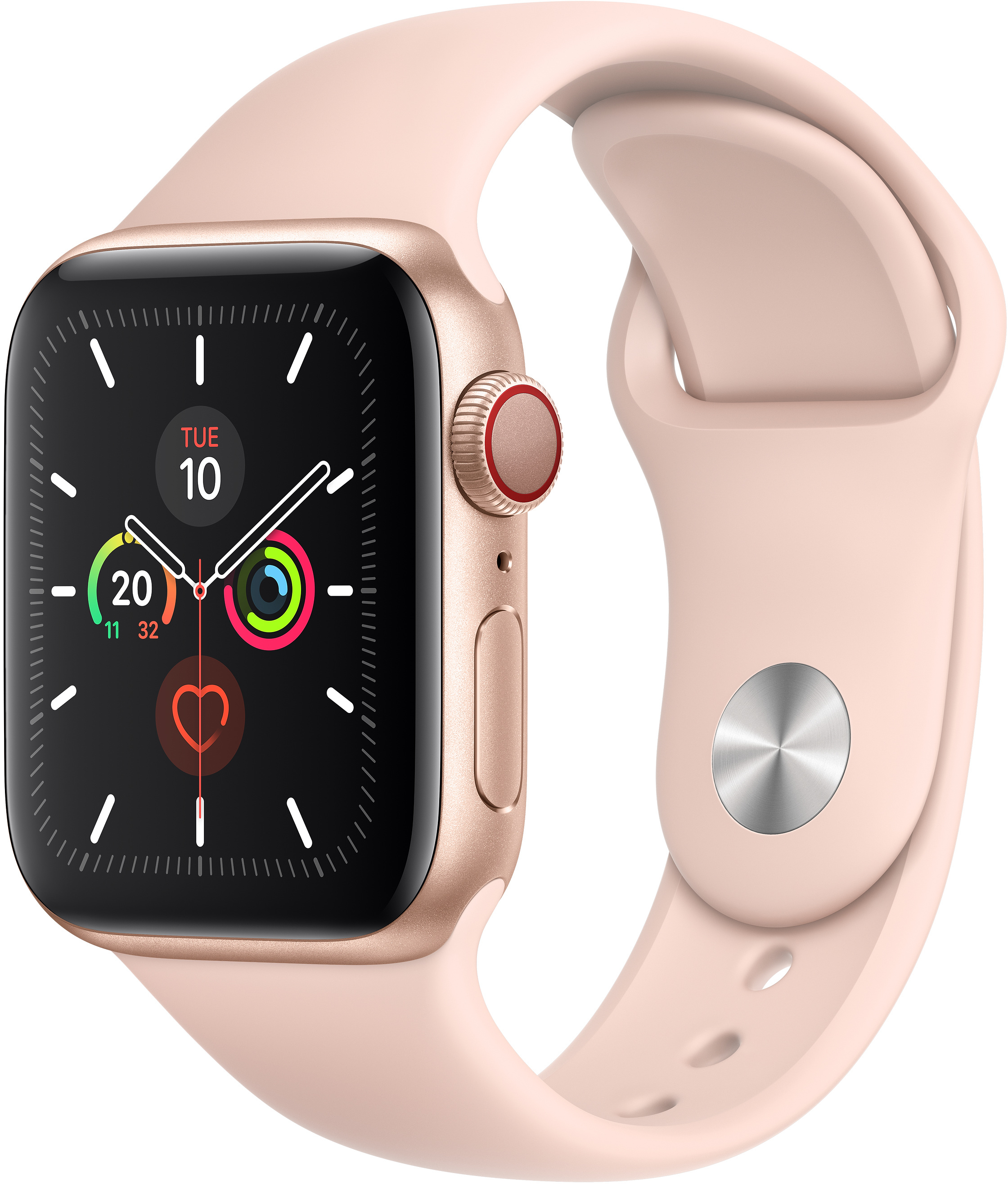 Apple Watch Series 5 (44mm) aluminium, sportbandje Zilver (Wit) kopen? -  Prijzen - Tweakers