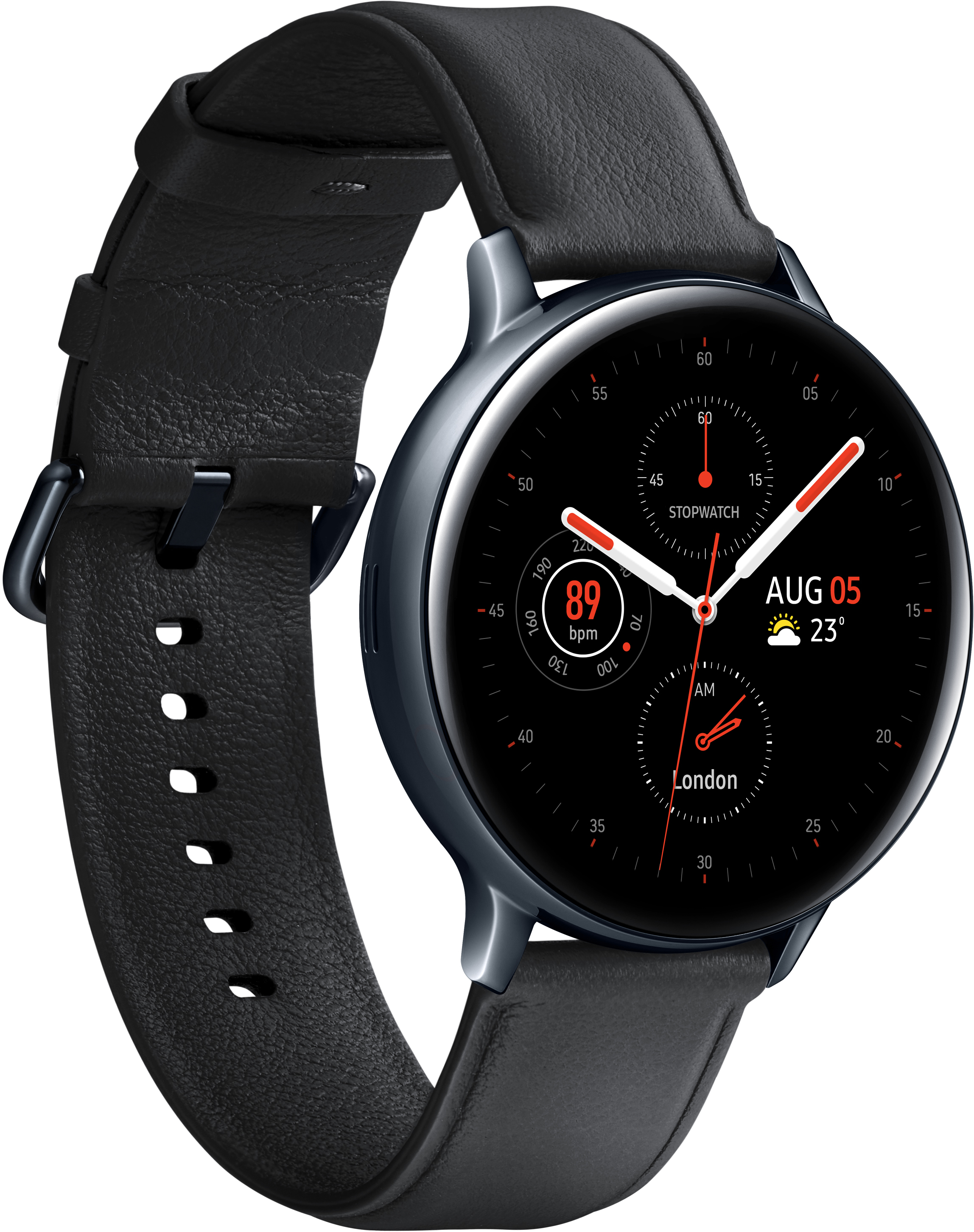 Samsung Galaxy Watch Active2 RVS (44mm) Zwart (Zwart) kopen? - Prijzen -  Tweakers