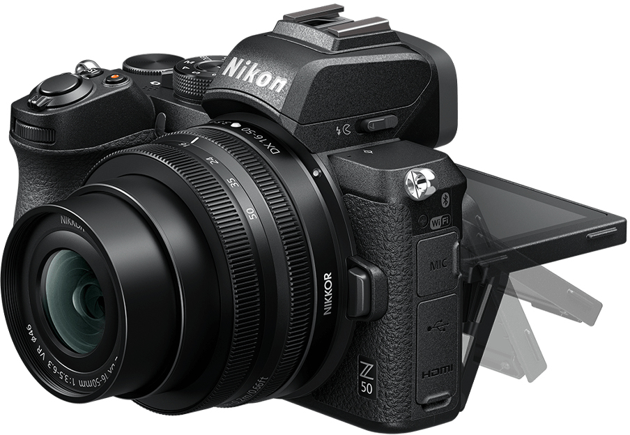 Nikon Z 50 + 16-50 VR + 50-250 VR-kit Zwart: beste prijzen, echte