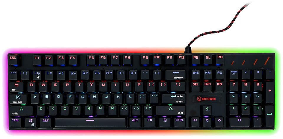 QWARE San Antonio Bedraad Gamingtoetsenbord en -Muis Bundel Zwart kopen