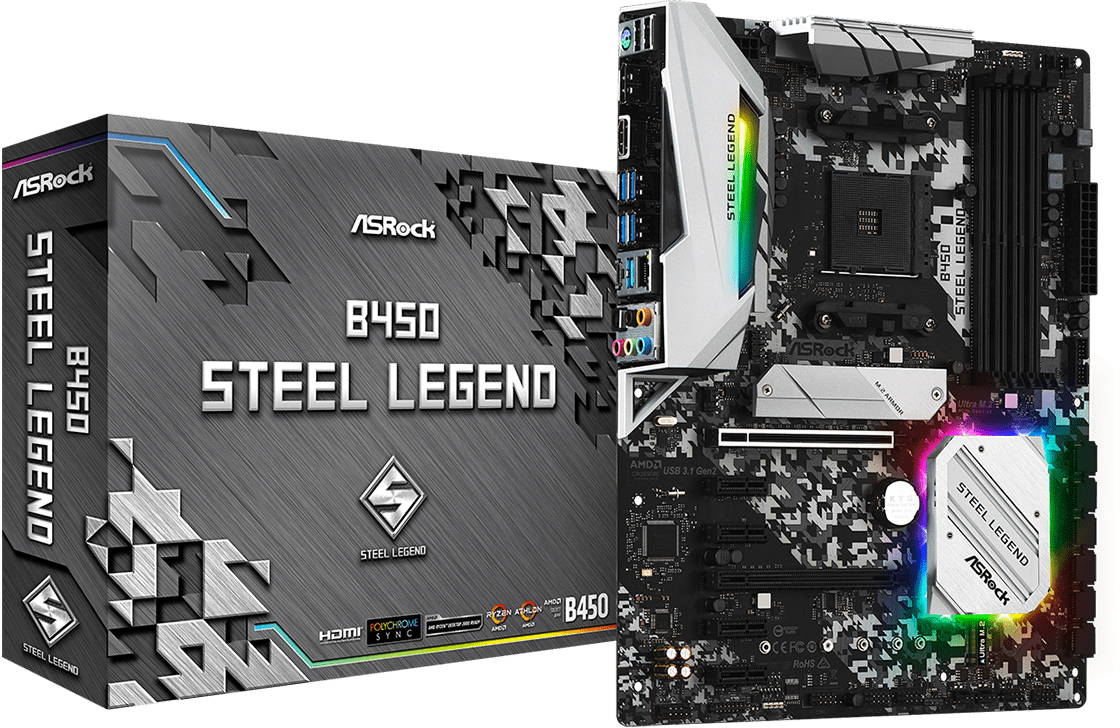 Specificaties van ASRock B450 Steel Legend - Tweakers