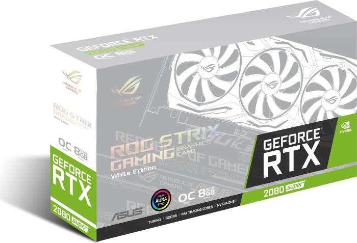 ASUS ROG Strix GeForce RTX 2080 Super 8GB Gaming OC White ASUS ROG Strix GeForce RTX 2080 Super 8GB Gaming OC White