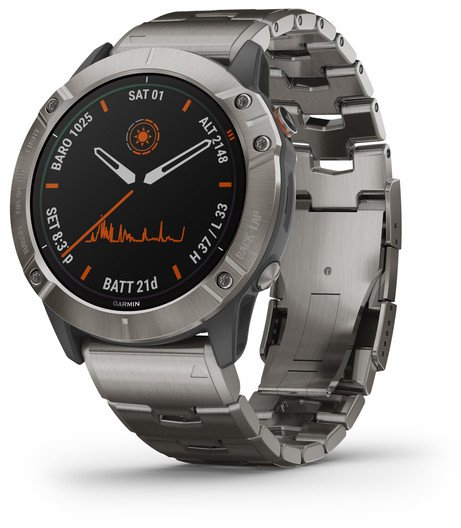 Garmin fēnix 6X Solar Sapphire Titanium Titanium (Titanium) - Kenmerken -  Tweakers